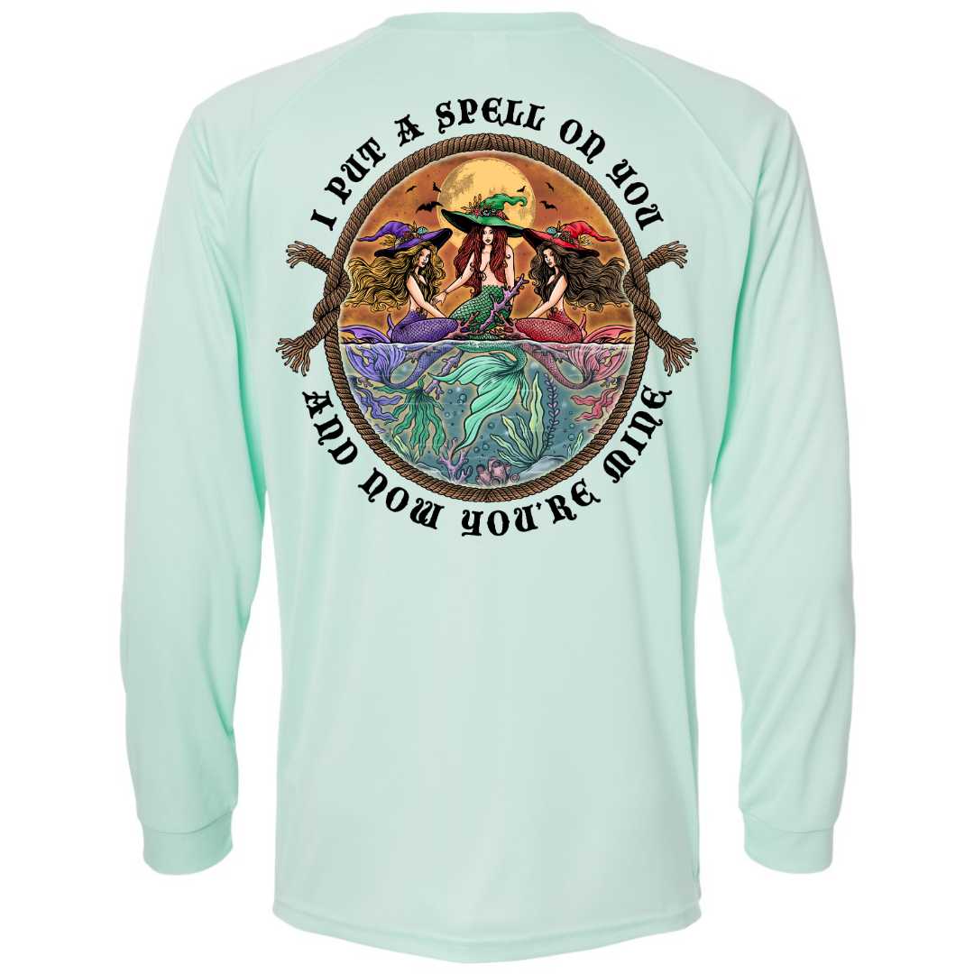 Mountains & Mermaids The Siren Sisters Performance Sun Shirt (Mint) Small