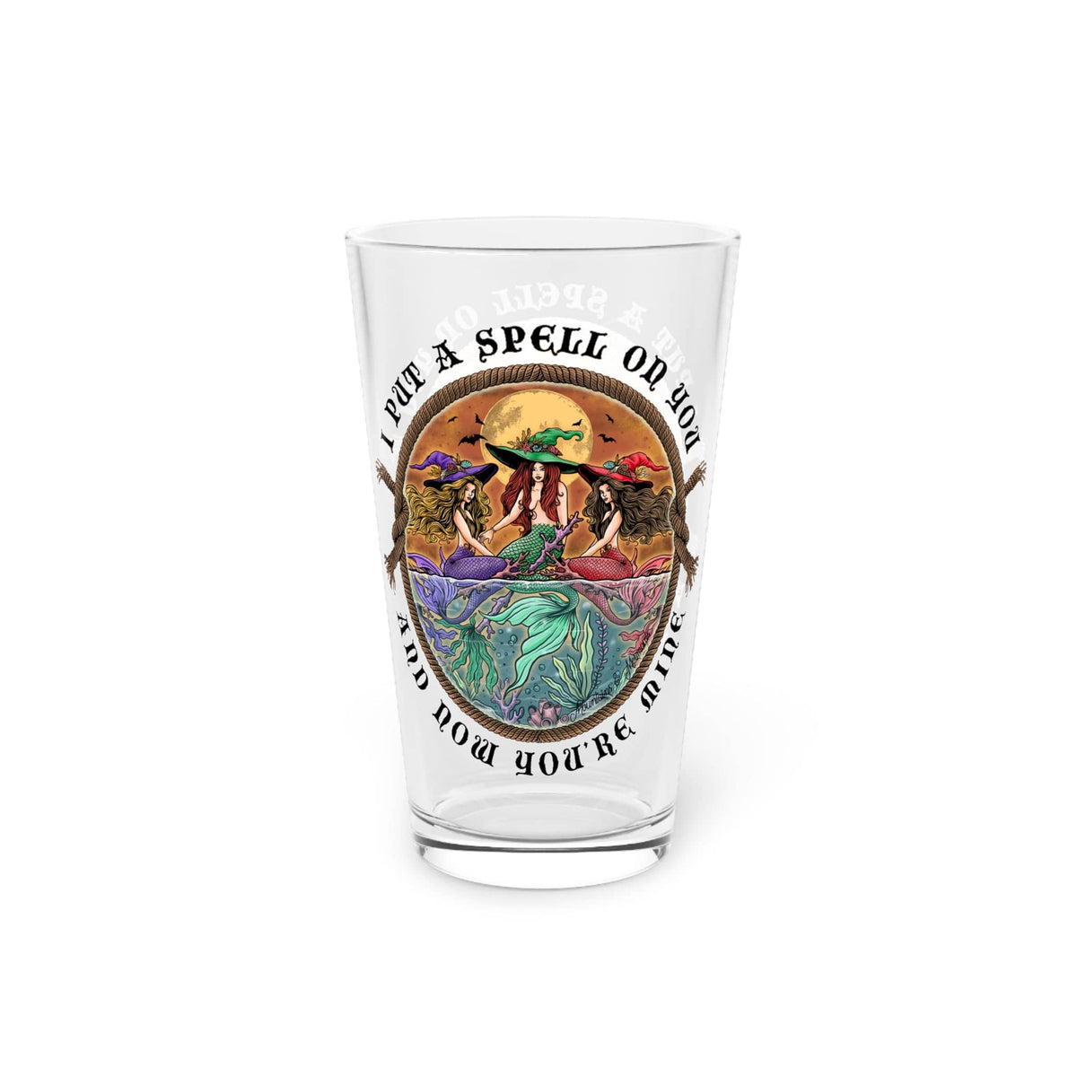 Mountains &amp; Mermaids The Siren Sisters Pint Glass, 16oz 16oz 31712713457061440180