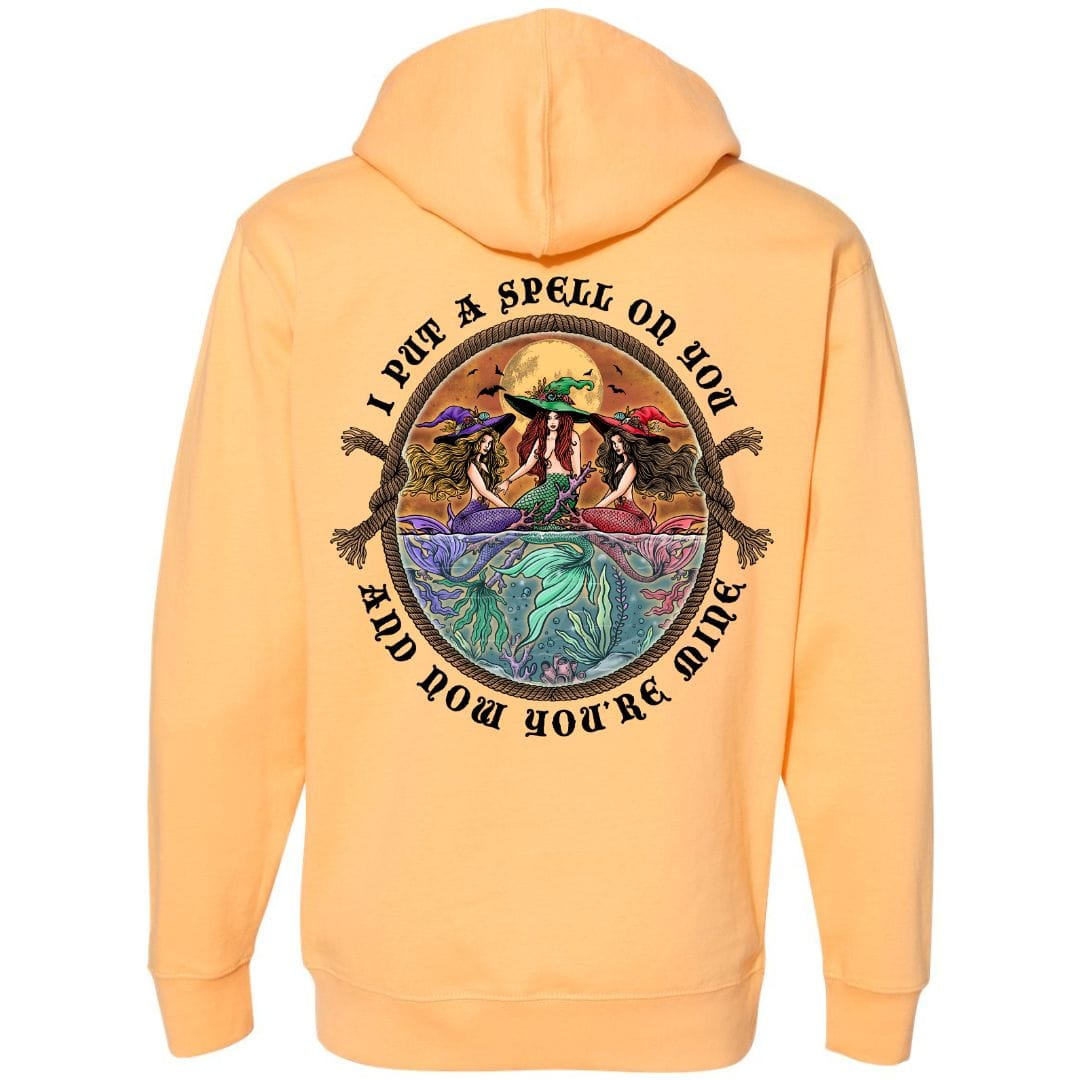 Mountains & Mermaids The Siren Sisters Pullover Hoodie Small / Peach