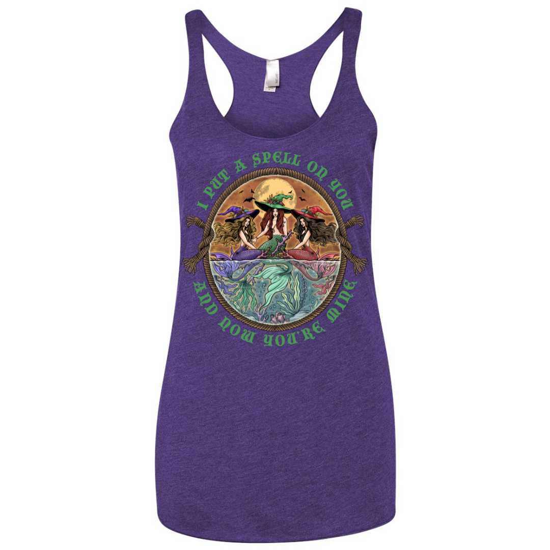 Mountains & Mermaids The Siren Sisters Racerback Tank (Purple) Small MM3610