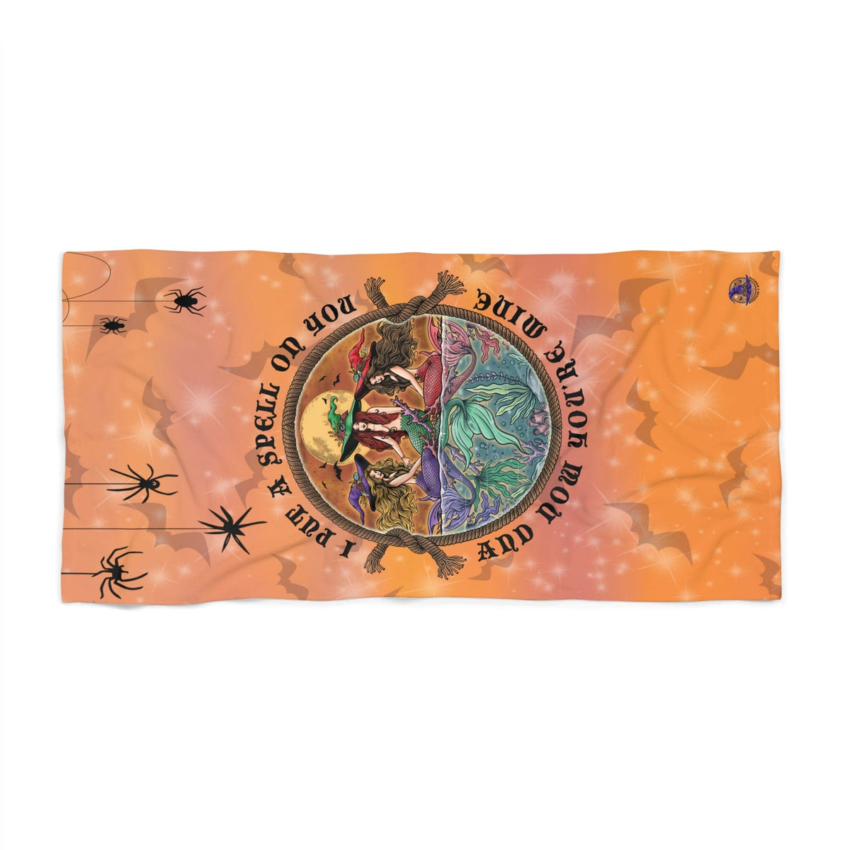 Mountains & Mermaids The Siren Sisters Sunset Towel 36" × 72" 33353375627116716439