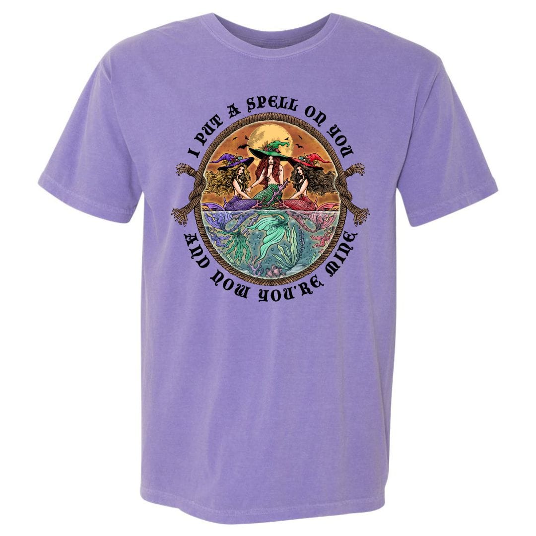 Mountains & Mermaids The Siren Sisters T-Shirt Small / Violet