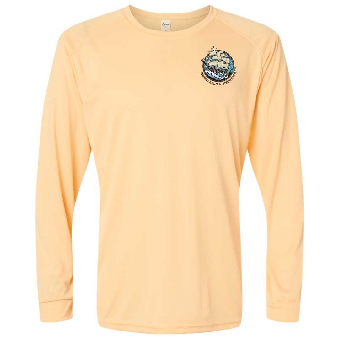 Mountains & Mermaids Uncharted Waters Performance Sun Shirt (Peach) Small MM3831