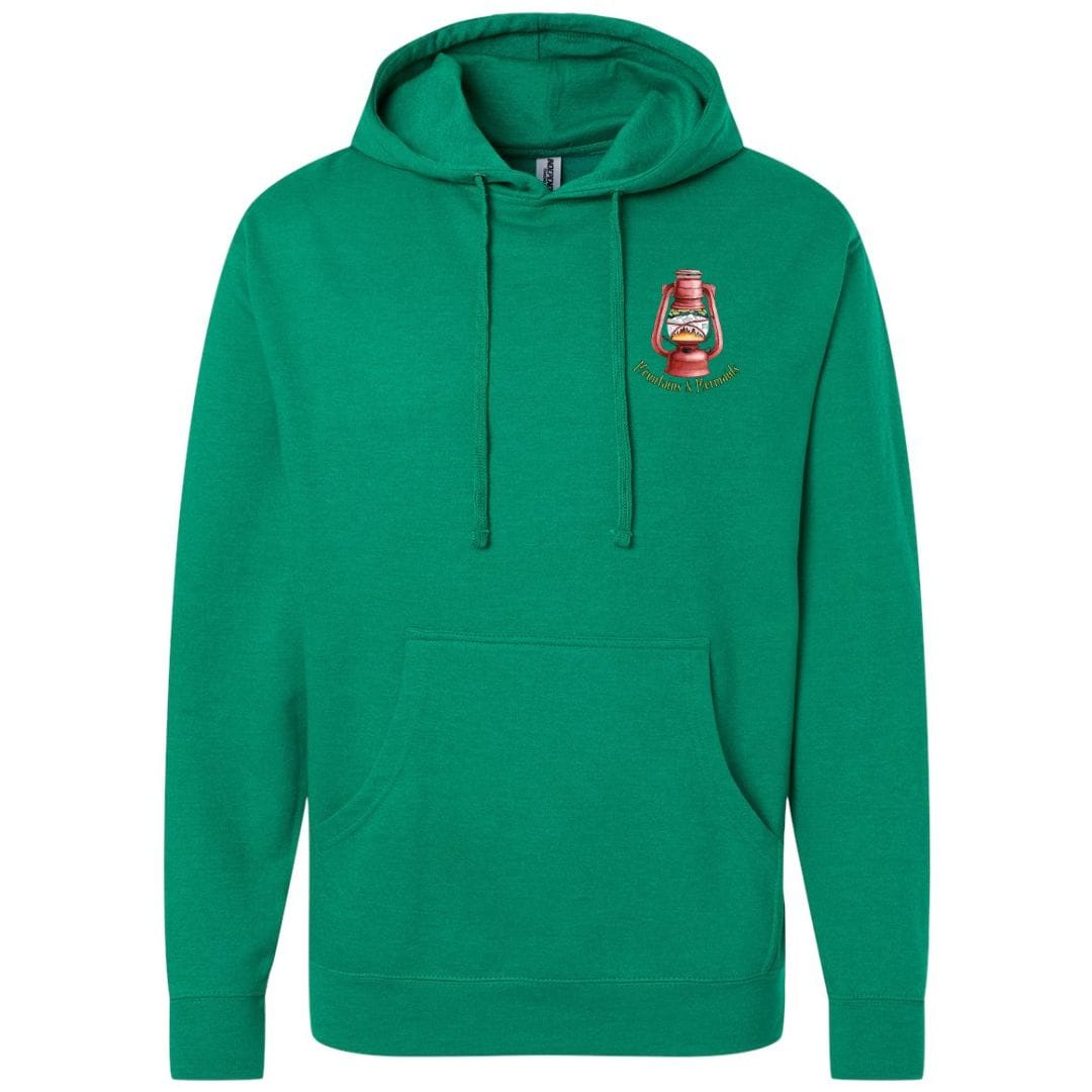 Mountains & Mermaids Wander Lanern Pullover Hoodie Small / Heather Green