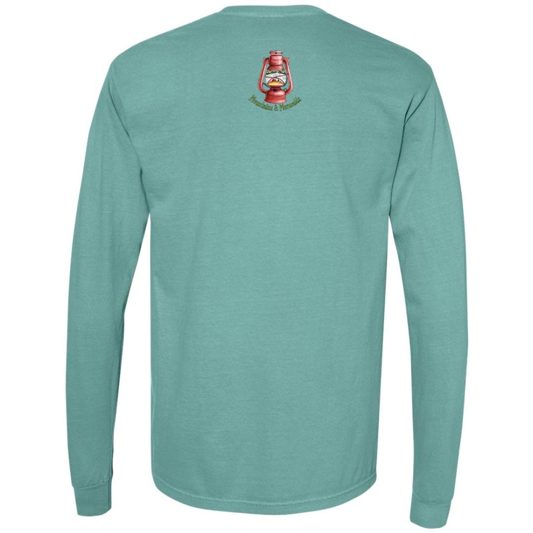 Mountains & Mermaids Wander Lantern Long Sleeve T-Shirt Small / Seafoam