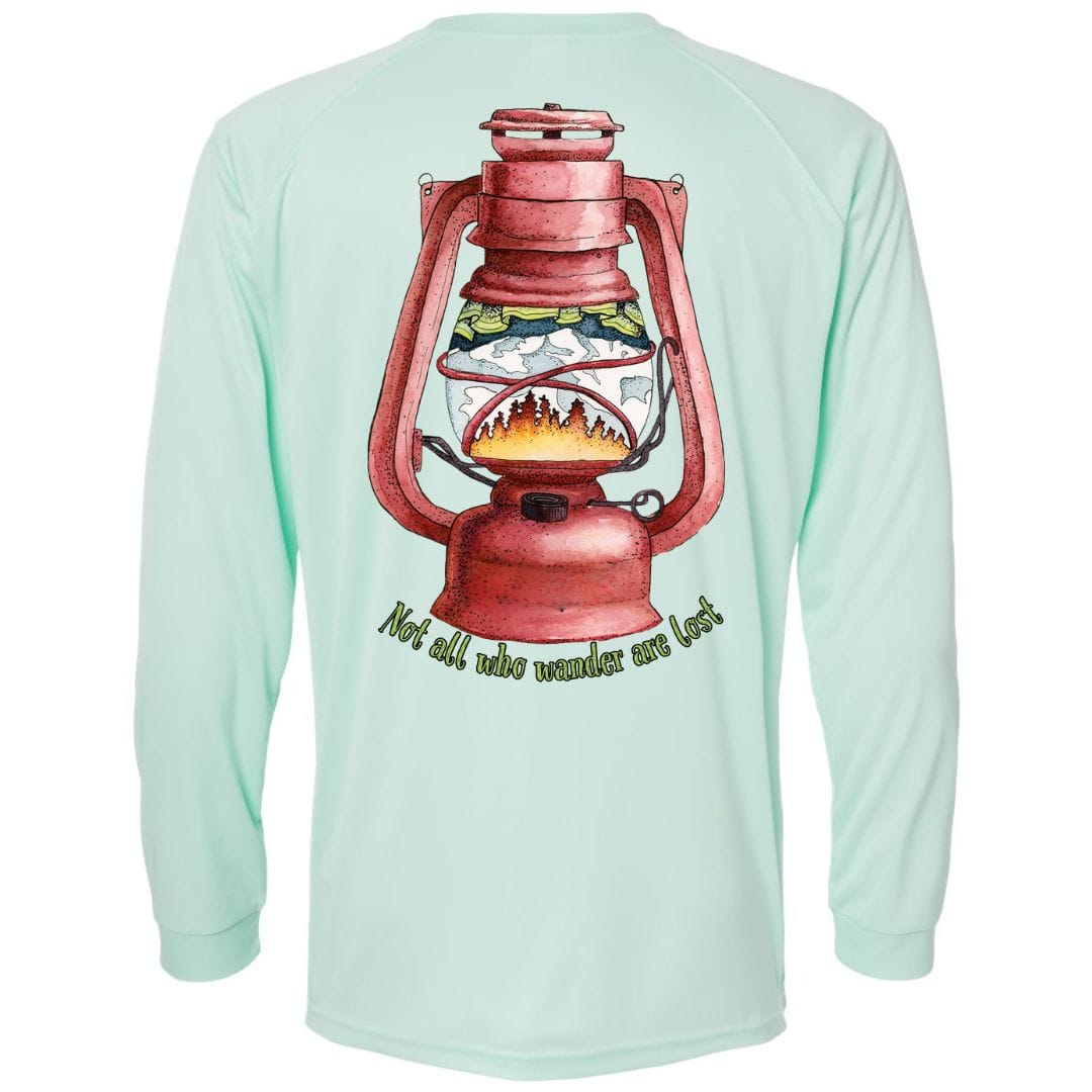 Mountains & Mermaids Wander Lantern Performance Sun Shirt Small / Mint