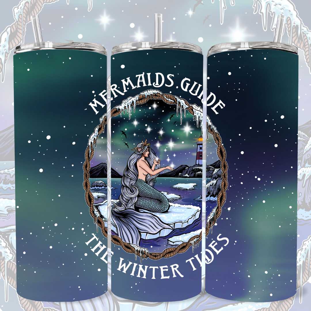 Mountains & Mermaids Winter Tides Insulated Tumbler MM3665