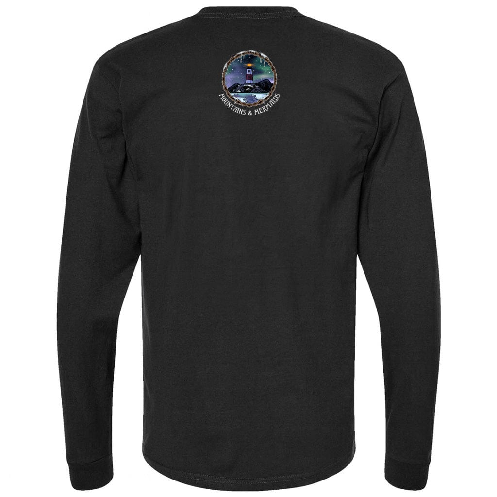 Mountains & Mermaids Winter Tides Long Sleeve T-Shirt (Black) Small MM4082