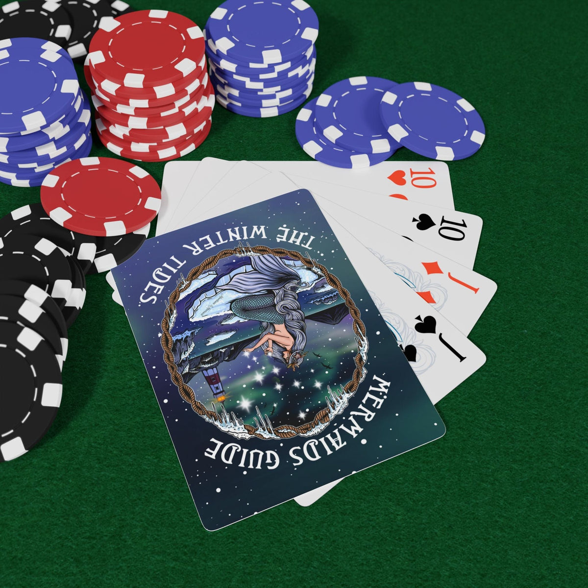 Mountains & Mermaids Winter Tides Playing Cards 2.5" x 3.5" 13496184725302249290