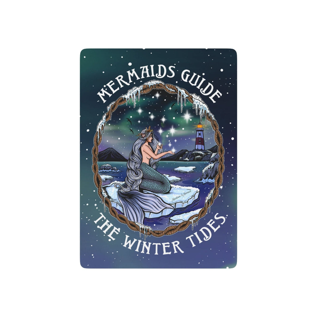 Mountains & Mermaids Winter Tides Playing Cards 2.5" x 3.5" 13496184725302249290