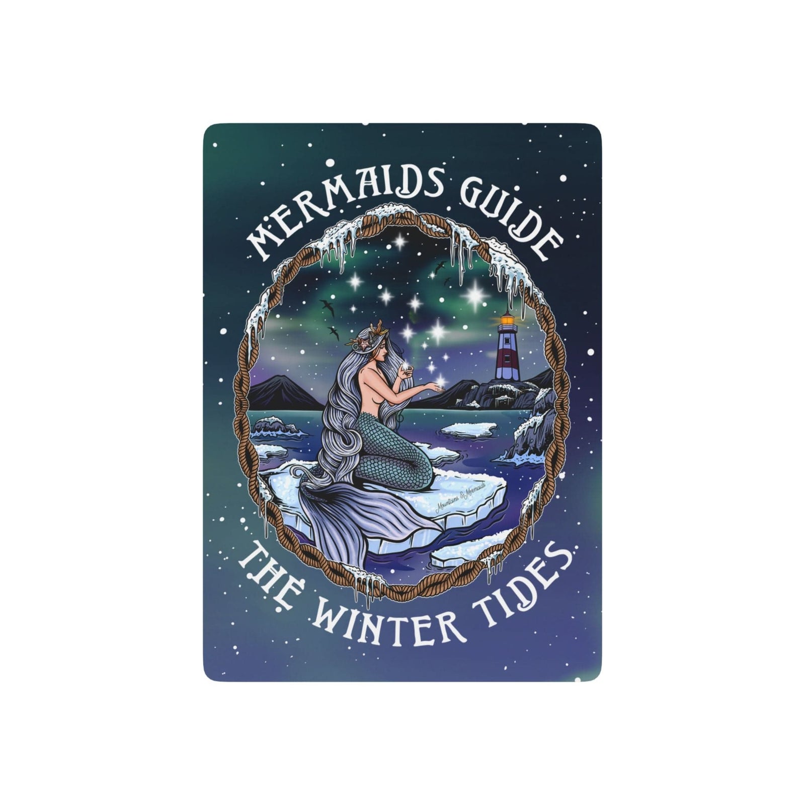 Mountains & Mermaids Winter Tides Playing Cards 2.5" x 3.5" 13496184725302249290