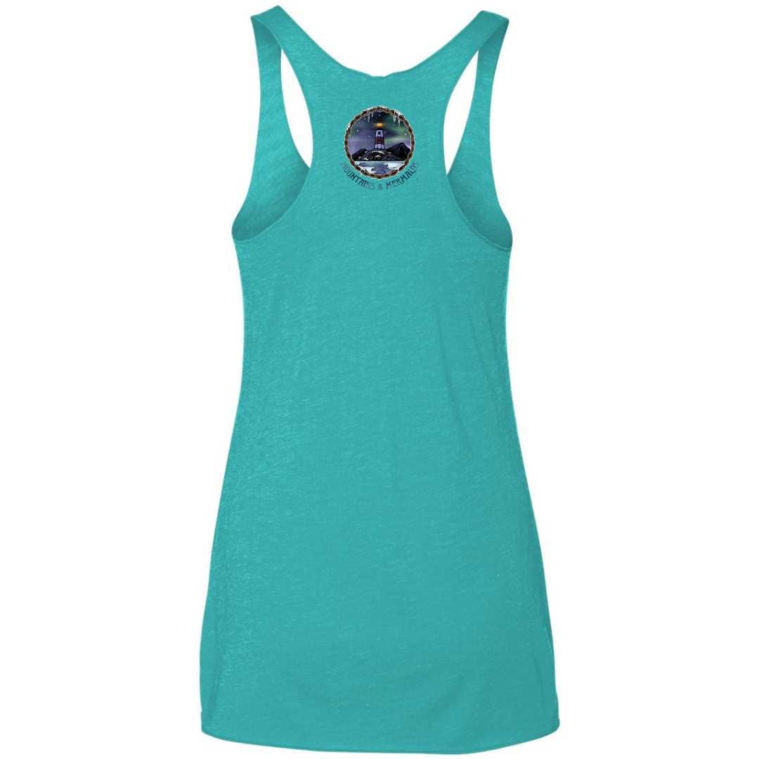 Mountains & Mermaids Winter Tides Racerback Tank (Tahiti) Small MM3677