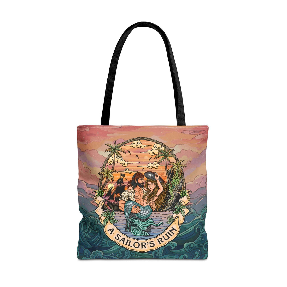 Printify A Sailor’s Ruin Tote Bag 18&quot; × 18&#39;&#39; 19917533112383057831