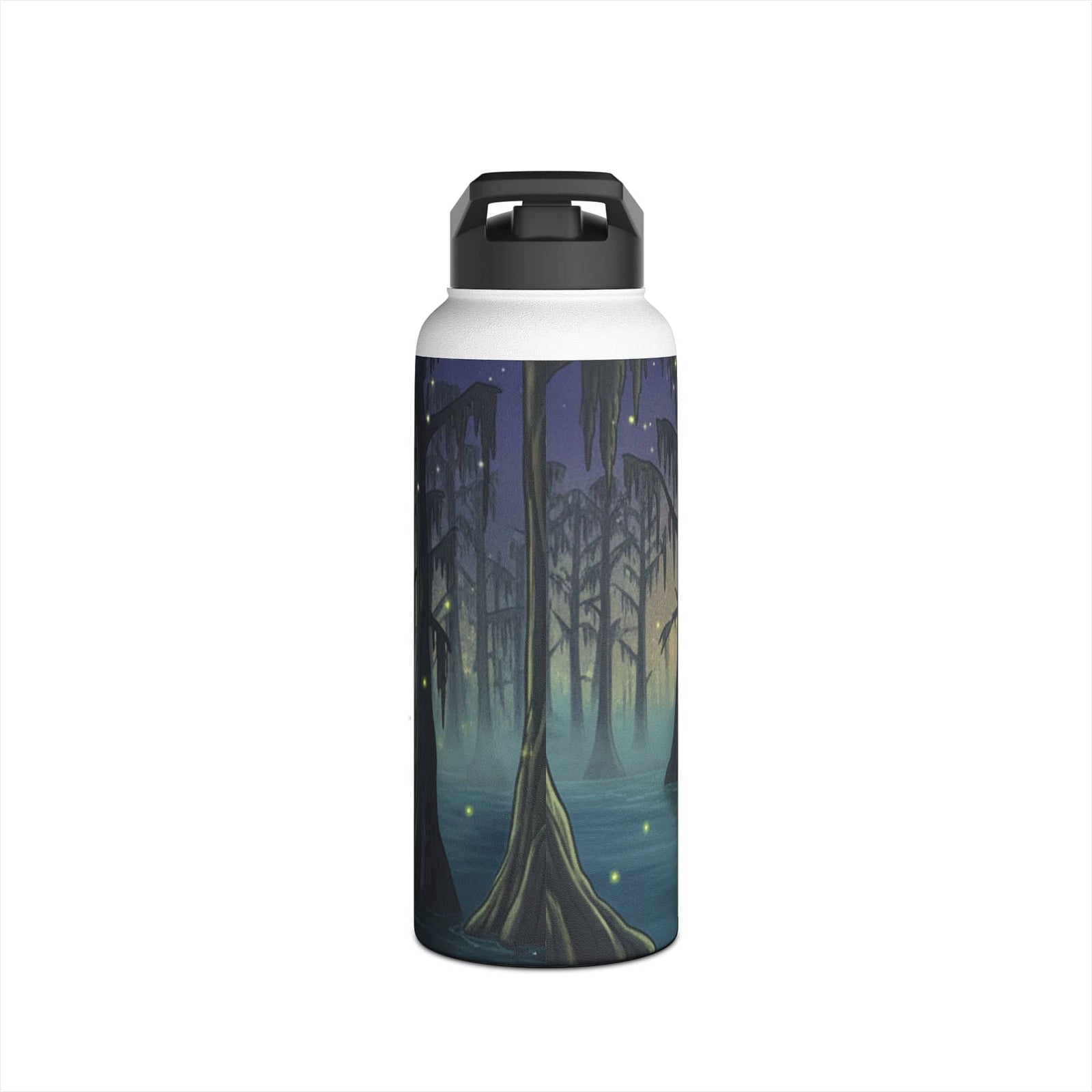Printify Bayou Mermaid 32oz Stainless Steel Water Bottle 32oz / White 24578528812147884209
