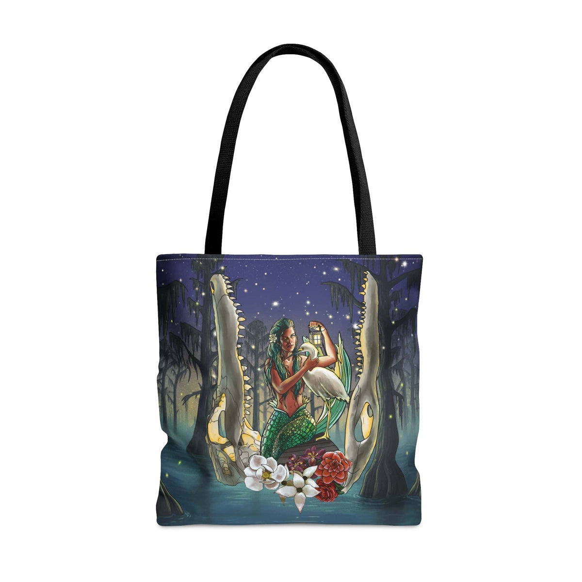 Printify Bayou Mermaid Tote Bag Large 57692517865429268609