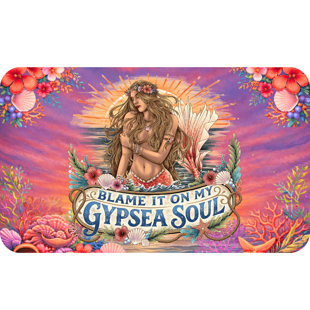 Printify Blame It On My Gypsea Soul Doormat 18'' × 30'' 12689619832422544182