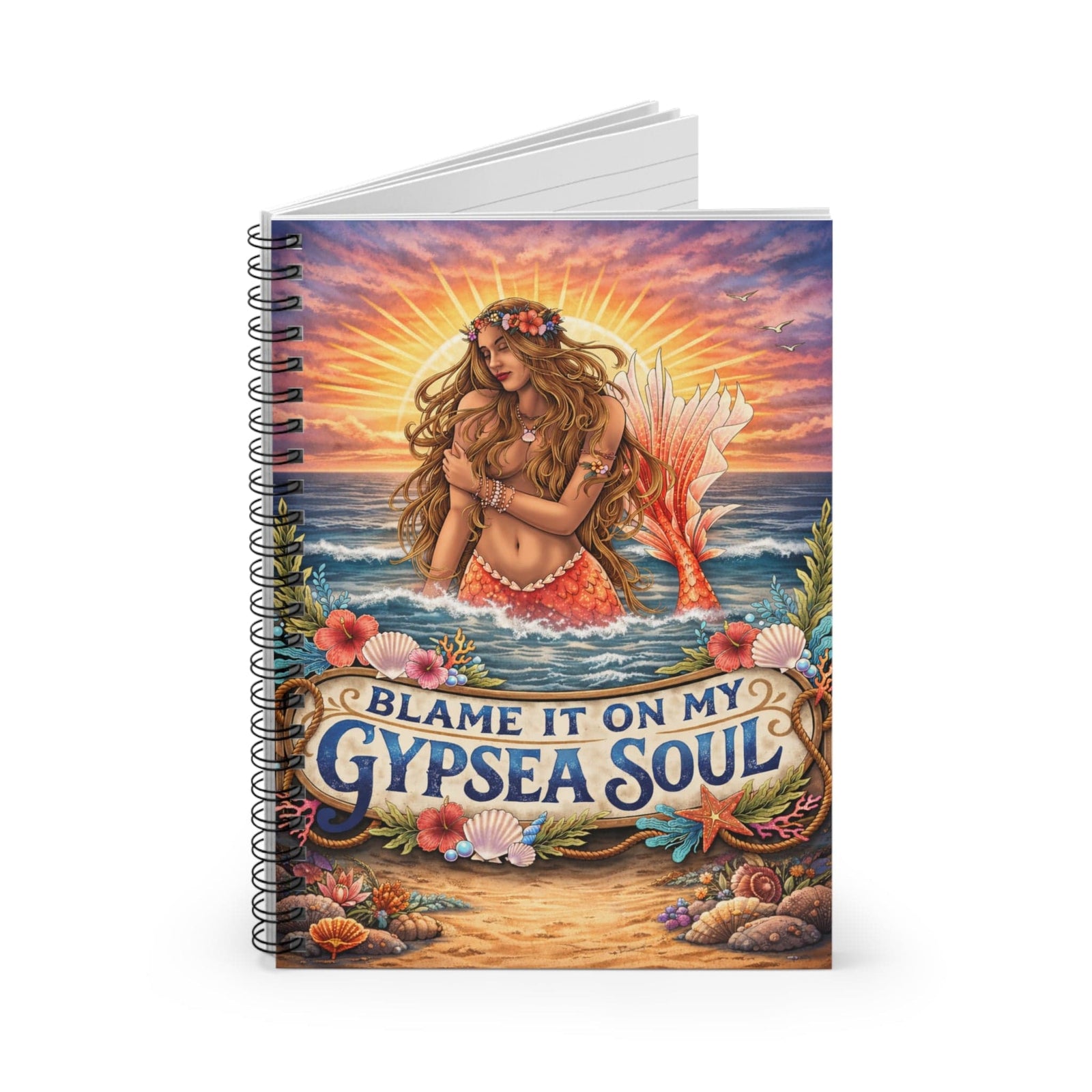 Printify Blame It on My Gypsea Soul Notebook One Size 24045066694268326956