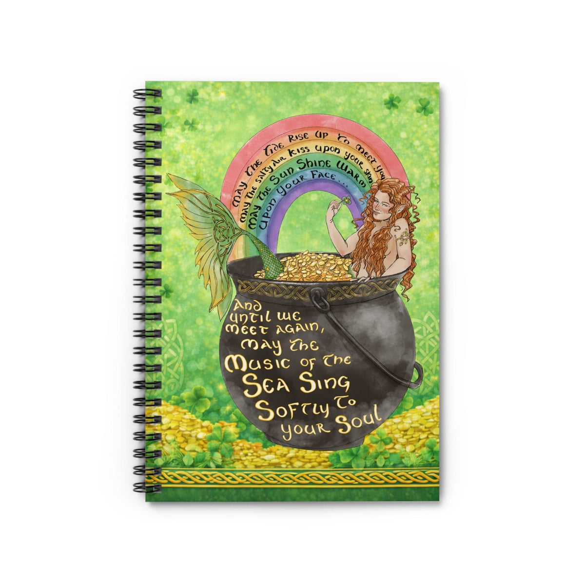 Printify Celtic Mermaid Notebook One Size 33743777138124440930