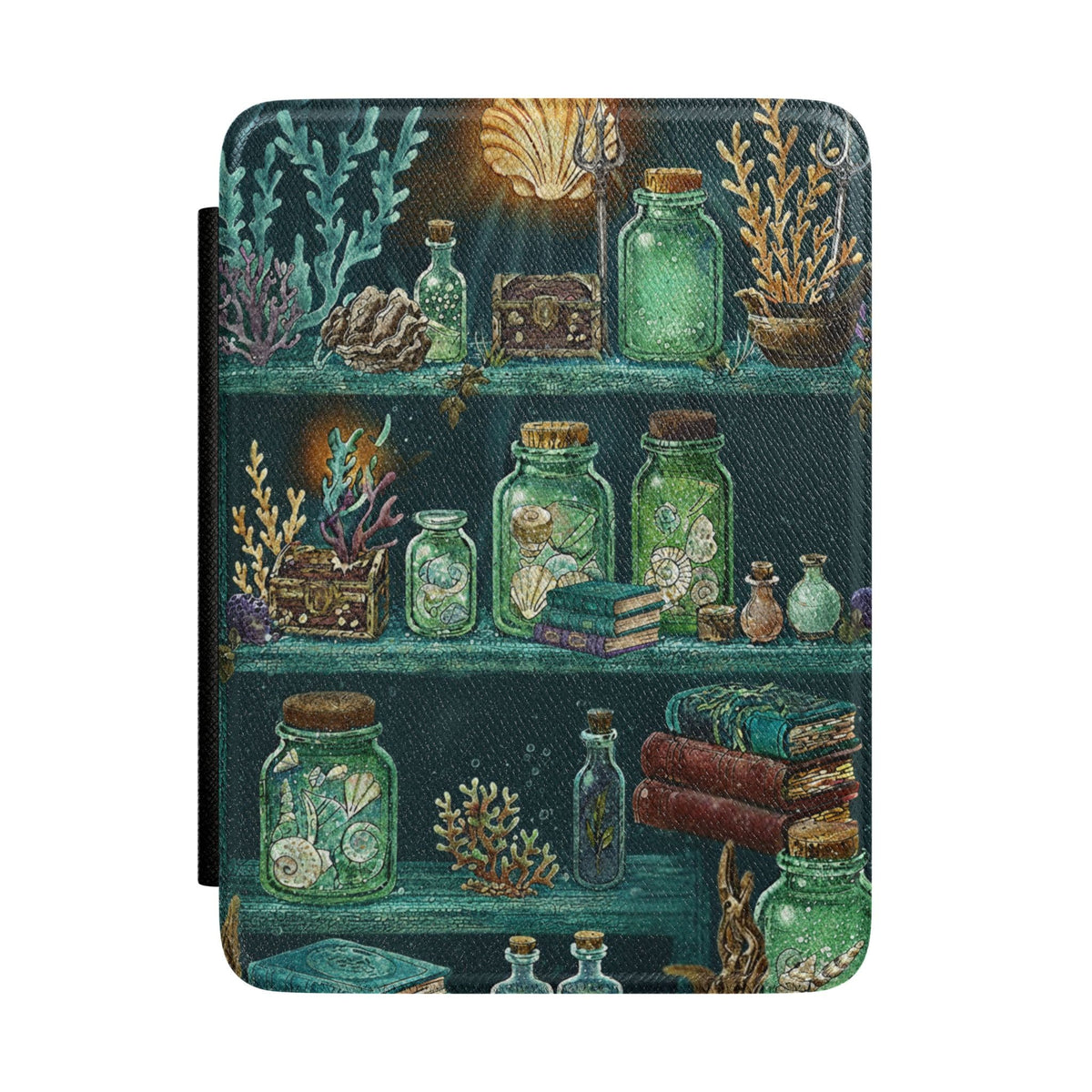 Printify Mermaid Bookcase Kindle Case Colorsoft / Paperwhite (7”) 12 Gen. (2024-2025) 14242908458322408667