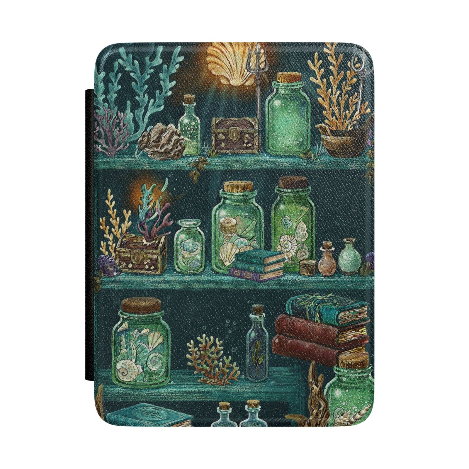Printify Mermaid Bookcase Kindle Case Colorsoft / Paperwhite (7”) 12 Gen. (2024-2025) 14242908458322408667