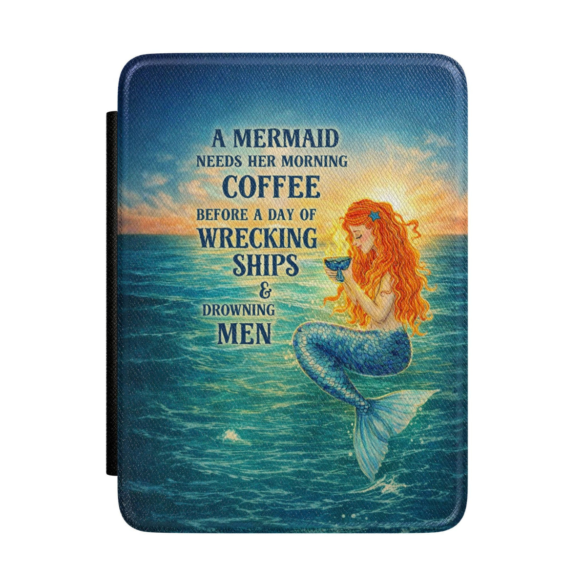 Printify Mermaid Brew Kindle Case Colorsoft / Paperwhite (7”) 12 Gen. (2024-2025) 11615592324543364224