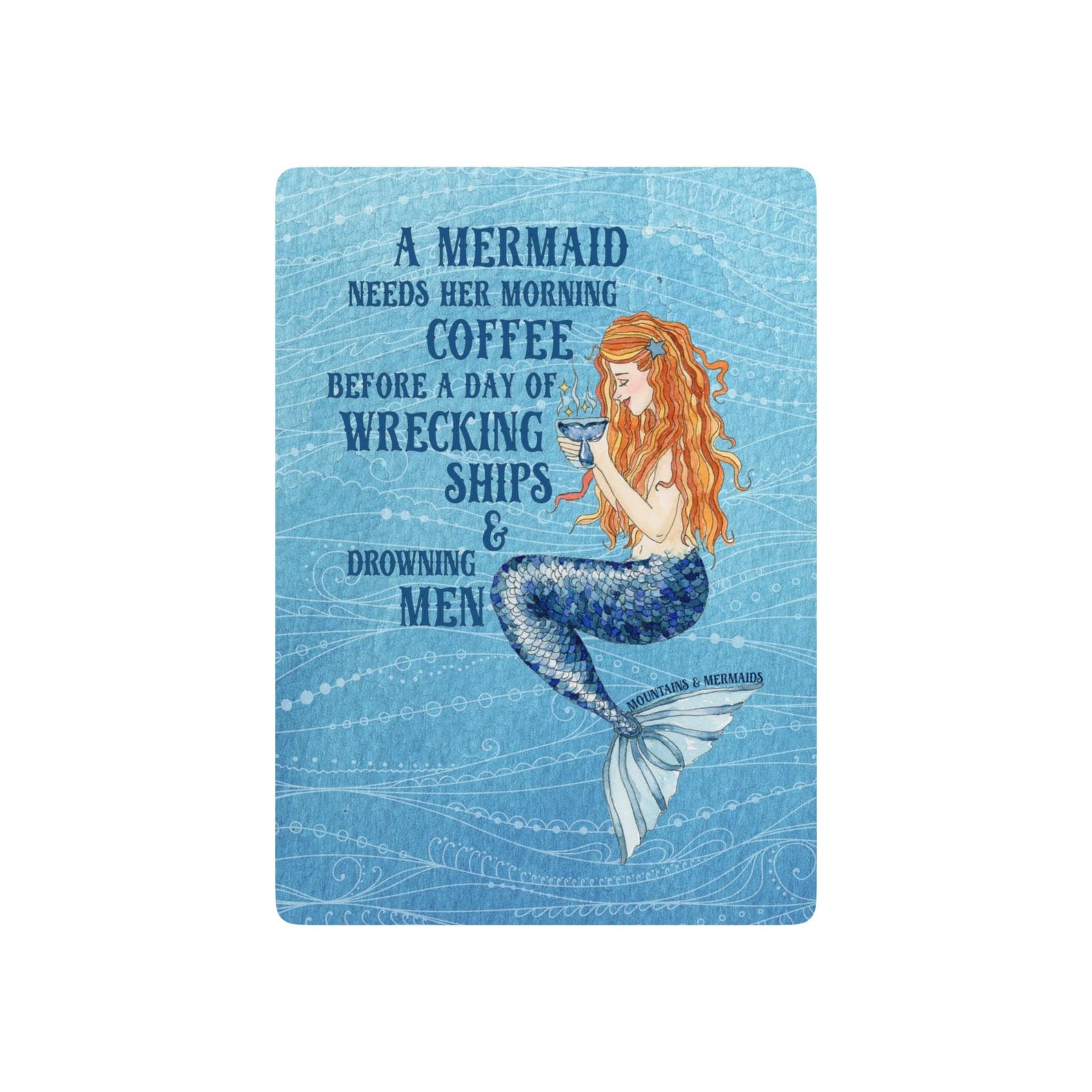 Printify Mermaid's Brew Playing Cards 2.5" x 3.5" 30235814126957181093