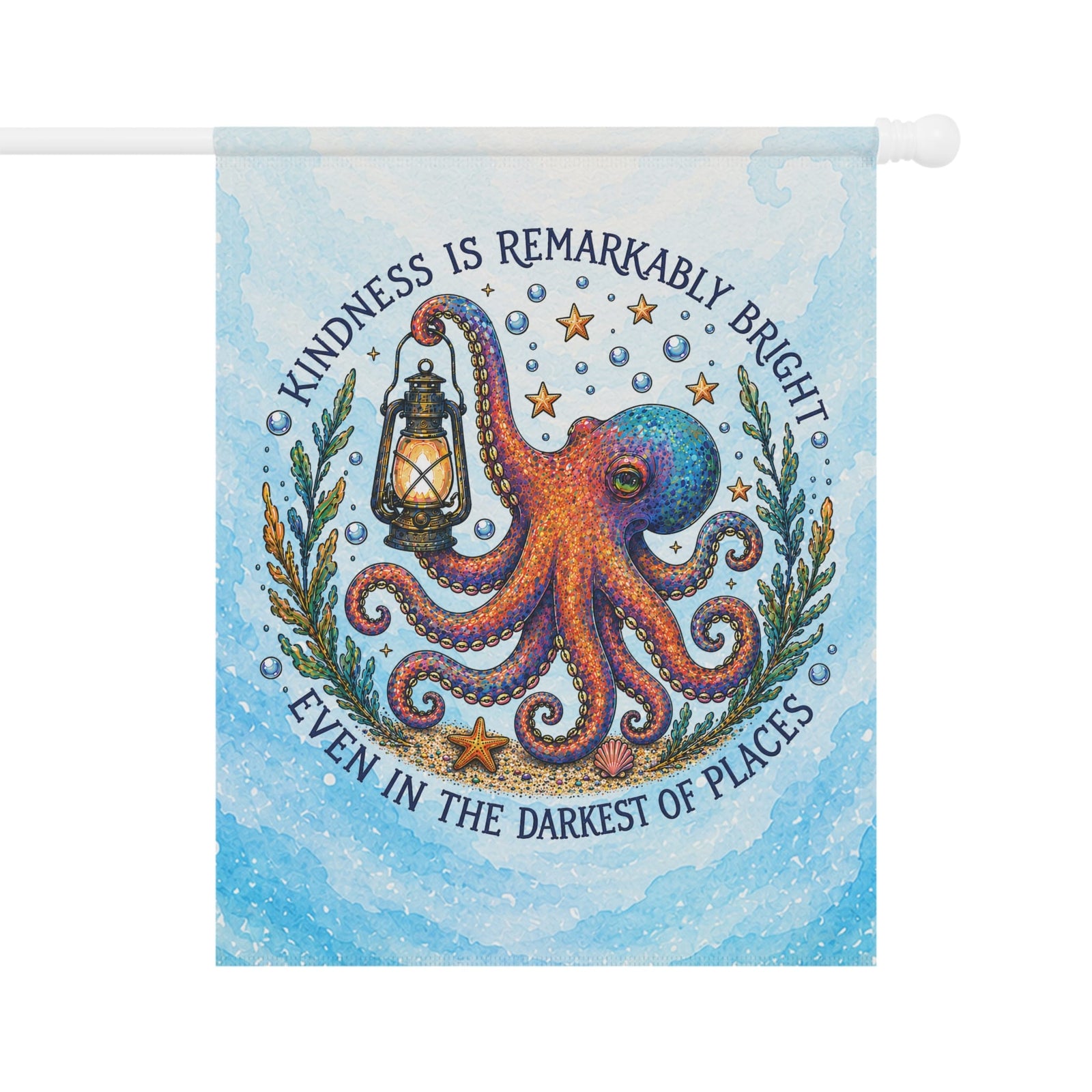 Printify Remarkably Kind  Decorative House Banner 24.5'' × 32'' 12106823617096481348