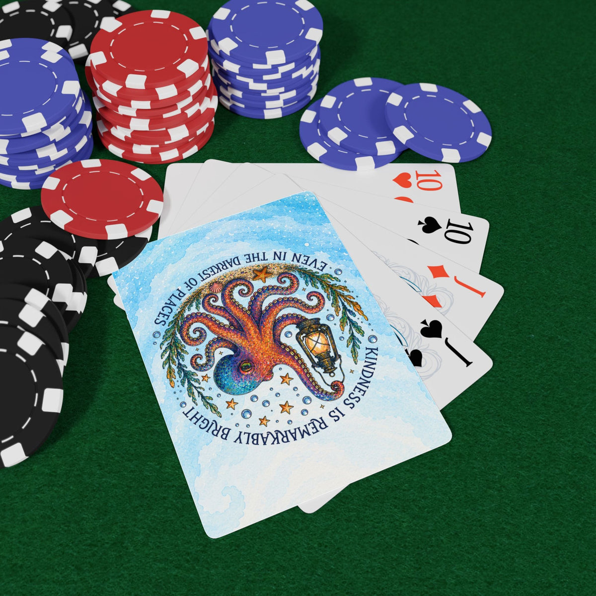 Printify Remarkably Kind Playing Cards 2.5" x 3.5" / White / Semi Glossy 29039877229977401468
