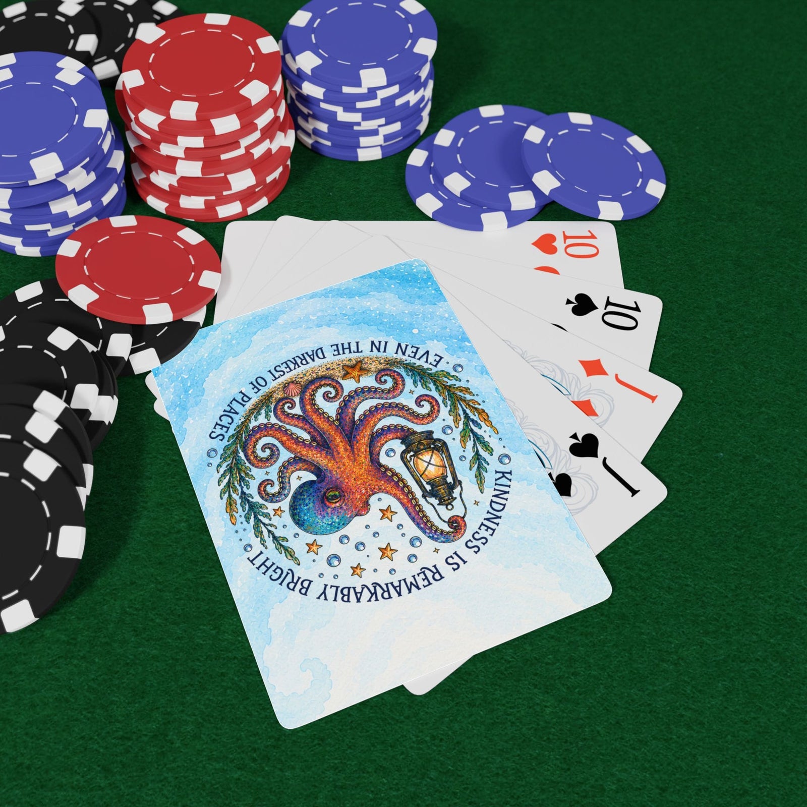 Printify Remarkably Kind Playing Cards 2.5" x 3.5" / White / Semi Glossy 29039877229977401468