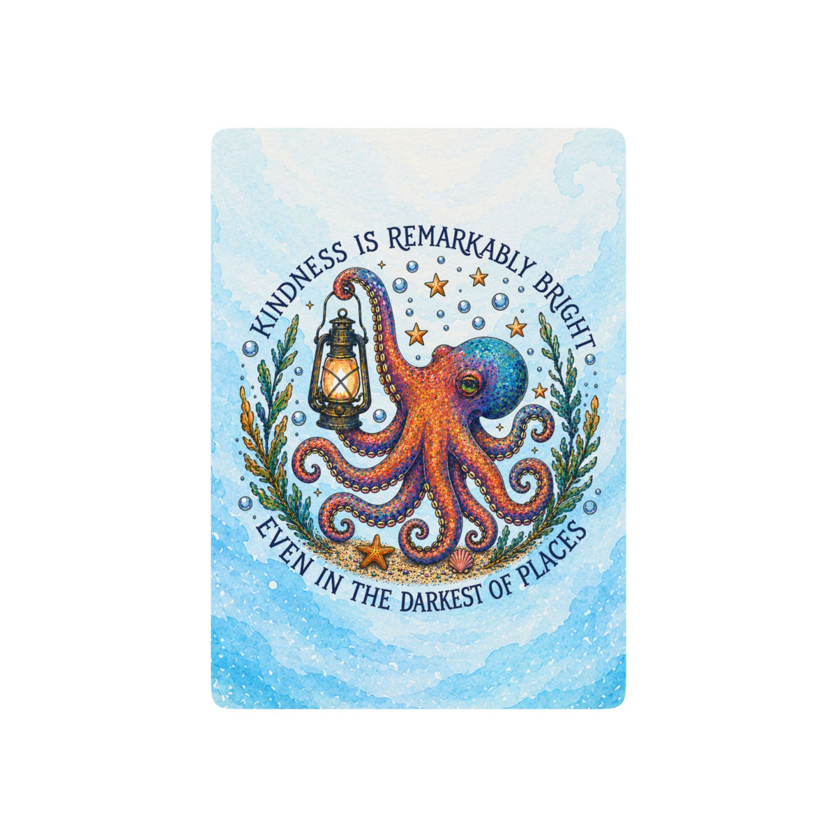Printify Remarkably Kind Playing Cards 2.5" x 3.5" / White / Semi Glossy 86876342620712052235