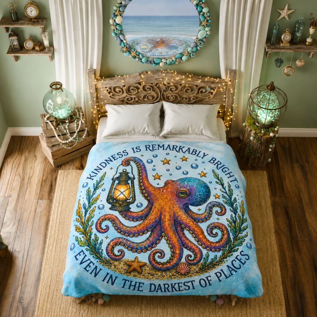 Printify Remarkably Kind Plush Blanket