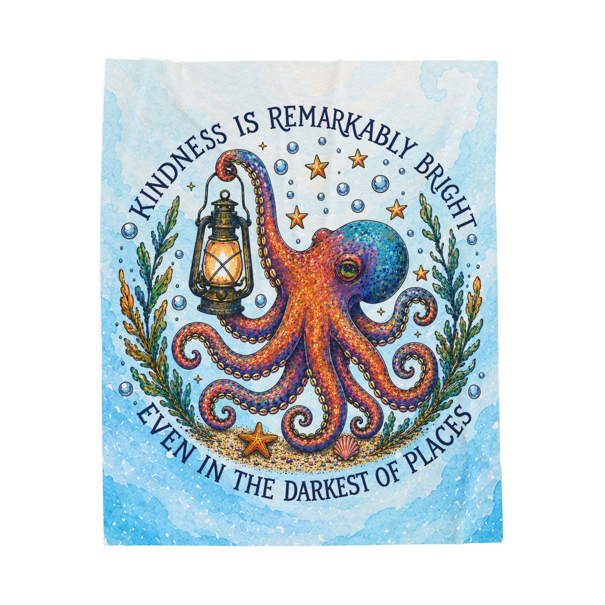 Printify Remarkably Kind Plush Blanket 50" × 60" 11144377107803368220