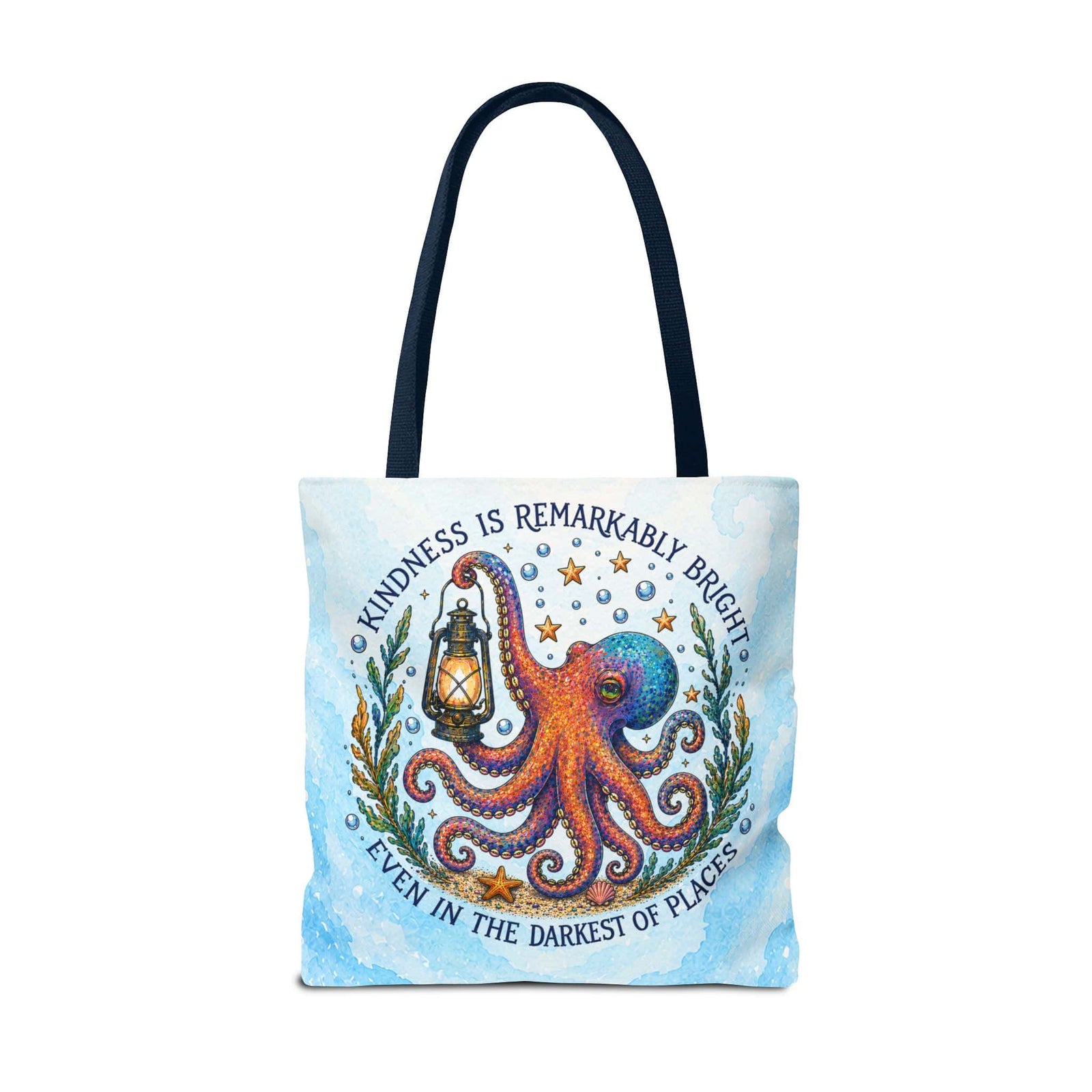 Printify Remarkably Kind Tote Bag 18" × 18'' / Navy 31072568609809411358