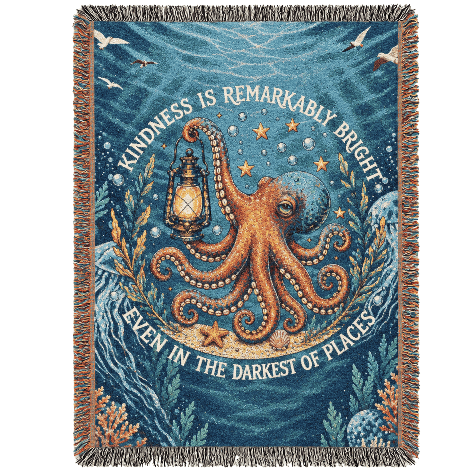 Printify Remarkably Kind Woven Blanket Photo / 52'' × 37'' 23942705891194109938