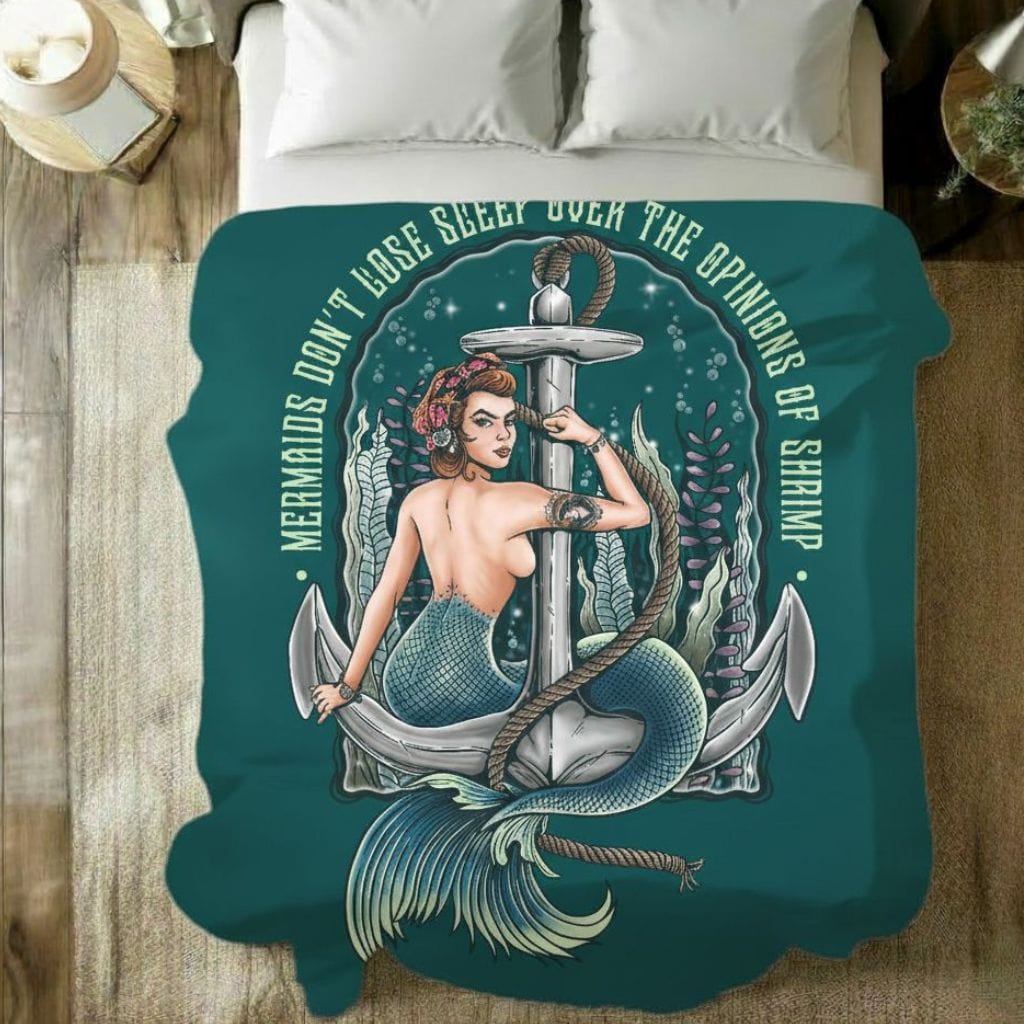 Printify Rosie The Riveter Plush Blanket