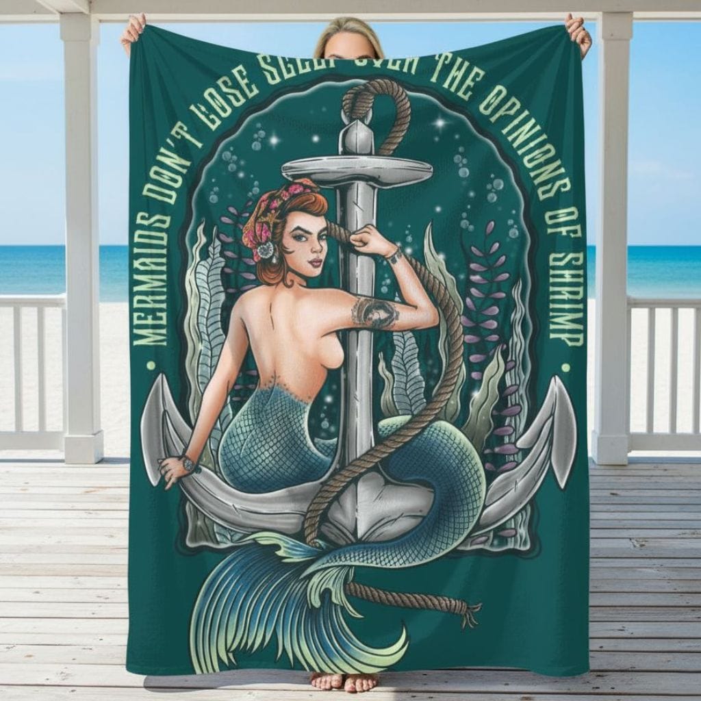 Printify Rosie The Riveter Plush Blanket