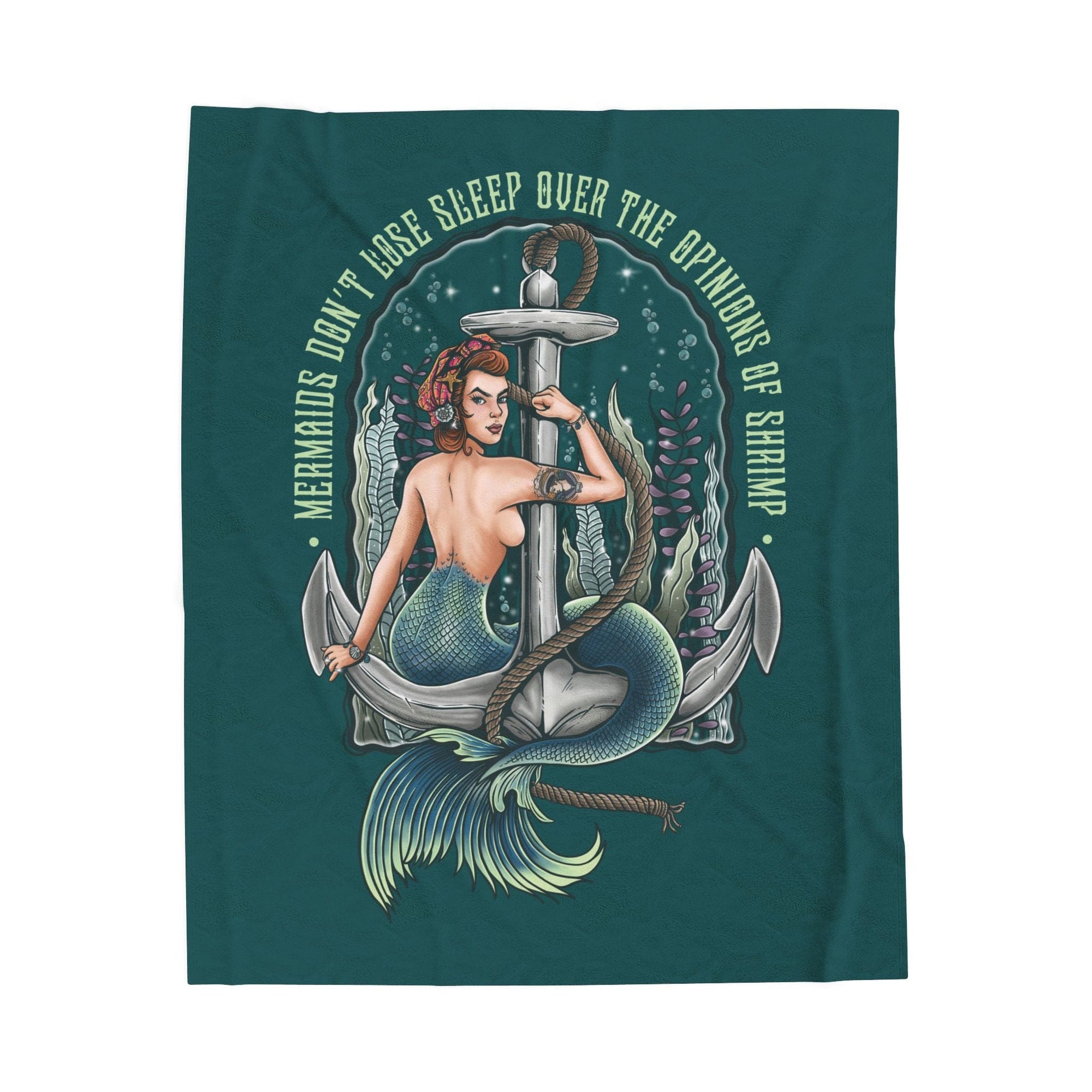 Printify Rosie The Riveter Plush Blanket