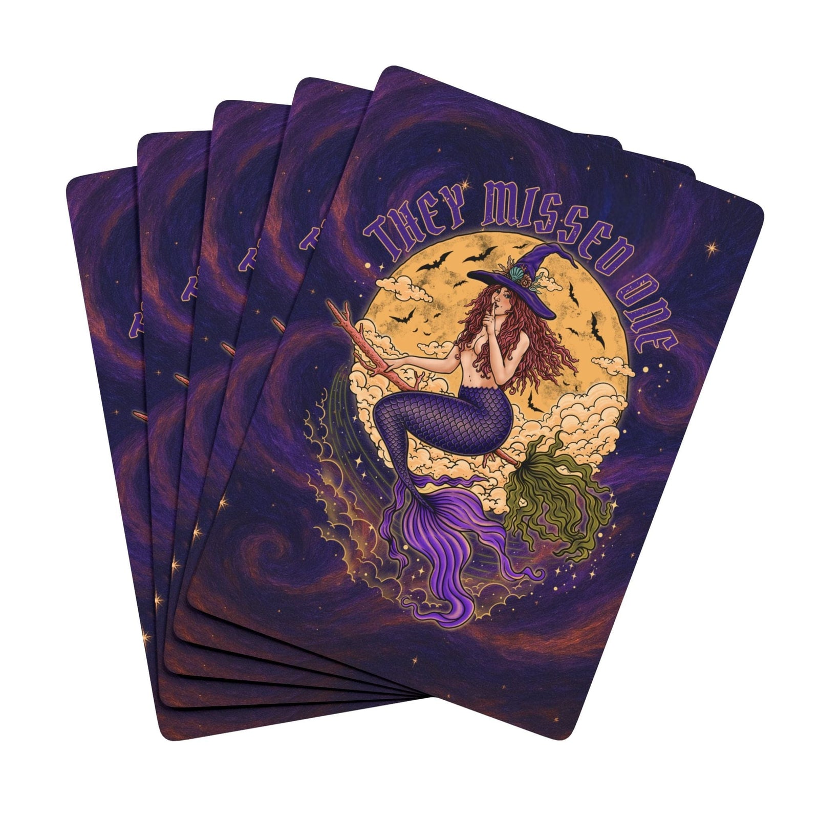 Printify Salem Siren Playing Cards 2.5" x 3.5" 12725603353456761785