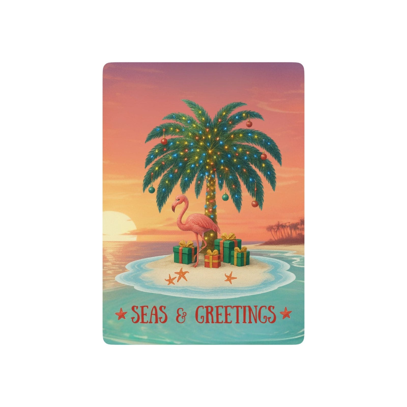 Printify Seas & Greetings Playing Cards 2.5" x 3.5" / White / Semi Glossy 19900441608567063574