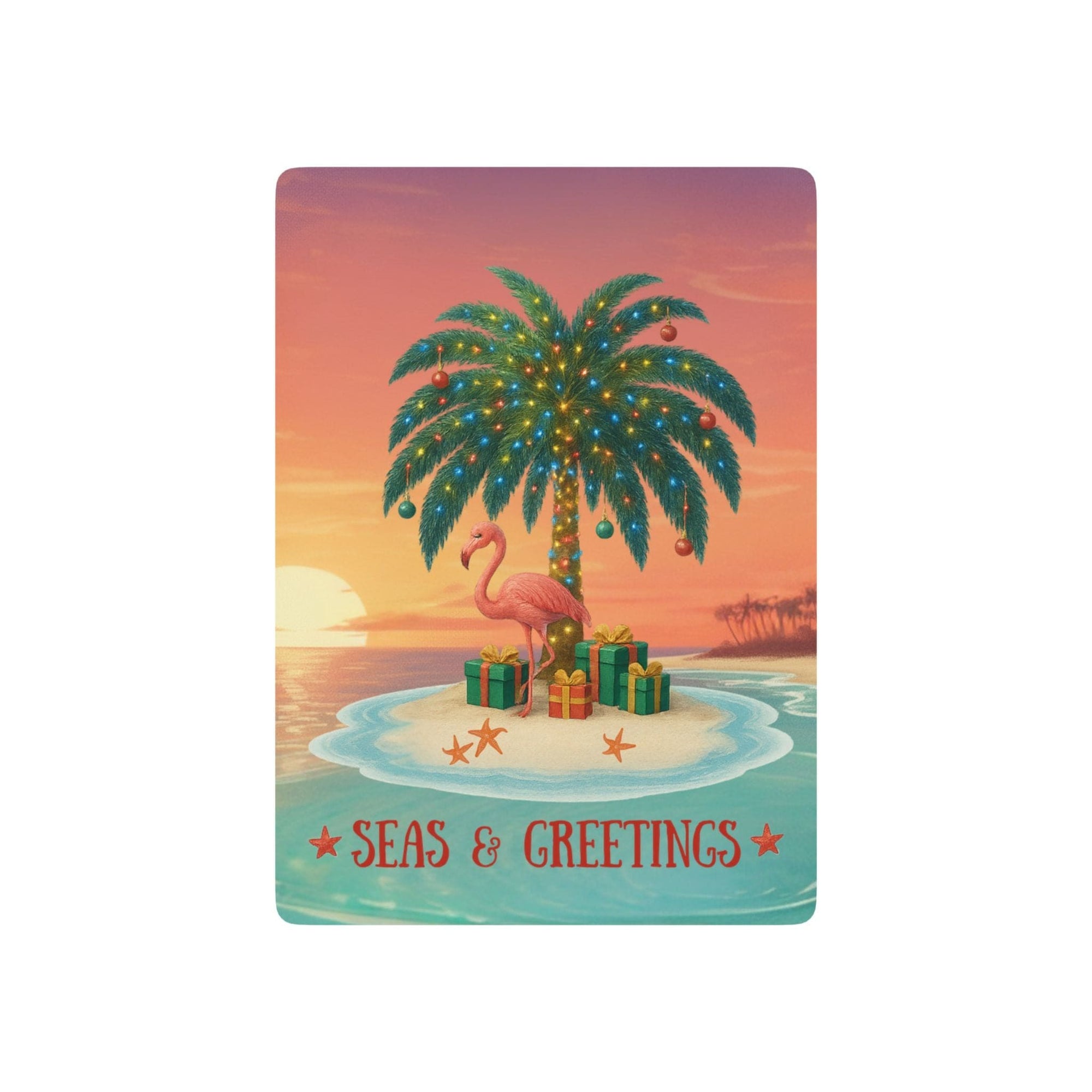 Printify Seas & Greetings Playing Cards 2.5" x 3.5" / White / Semi Glossy 19900441608567063574