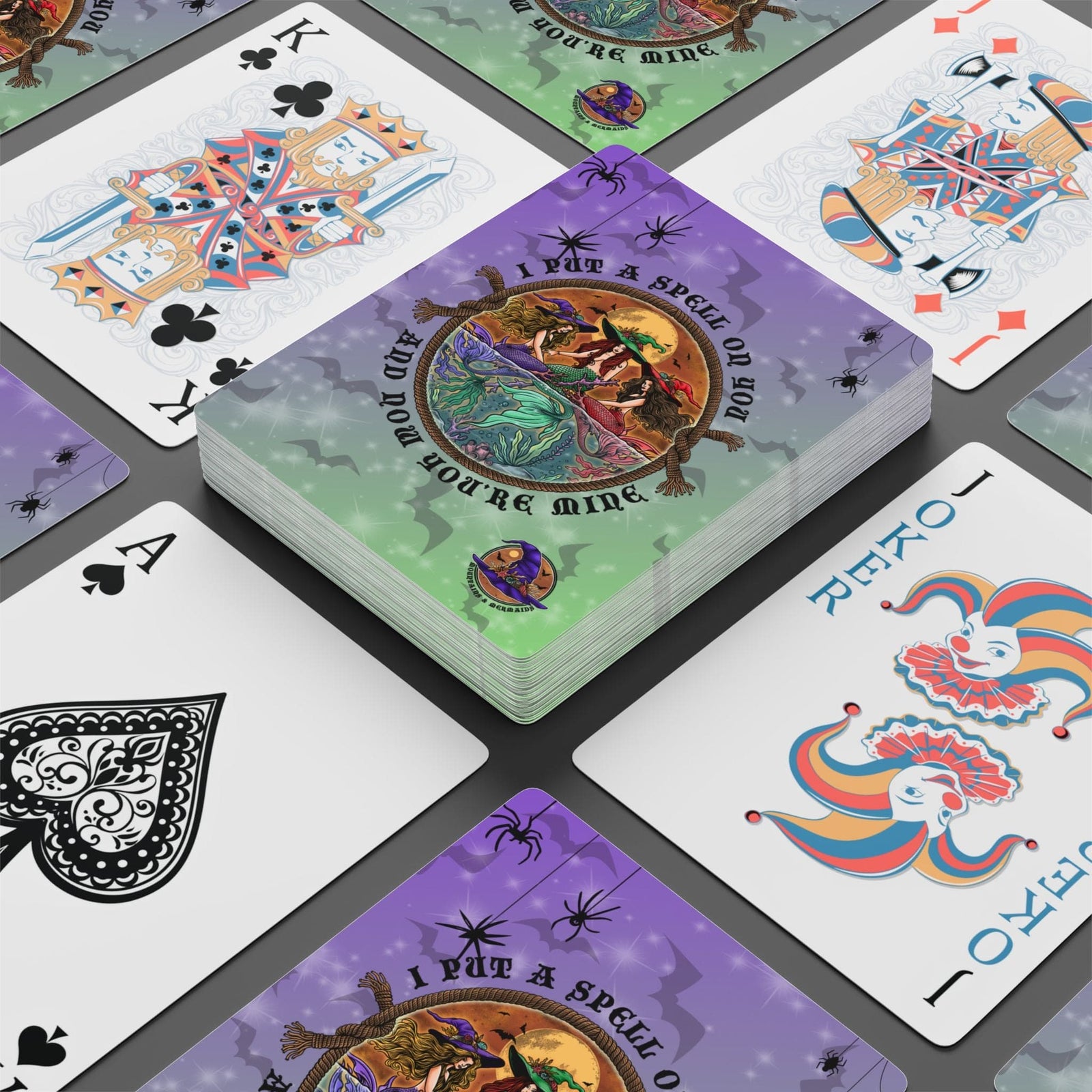 Printify Siren Sister's Mystic Playing Cards 2.5" x 3.5" 96562791354525118041