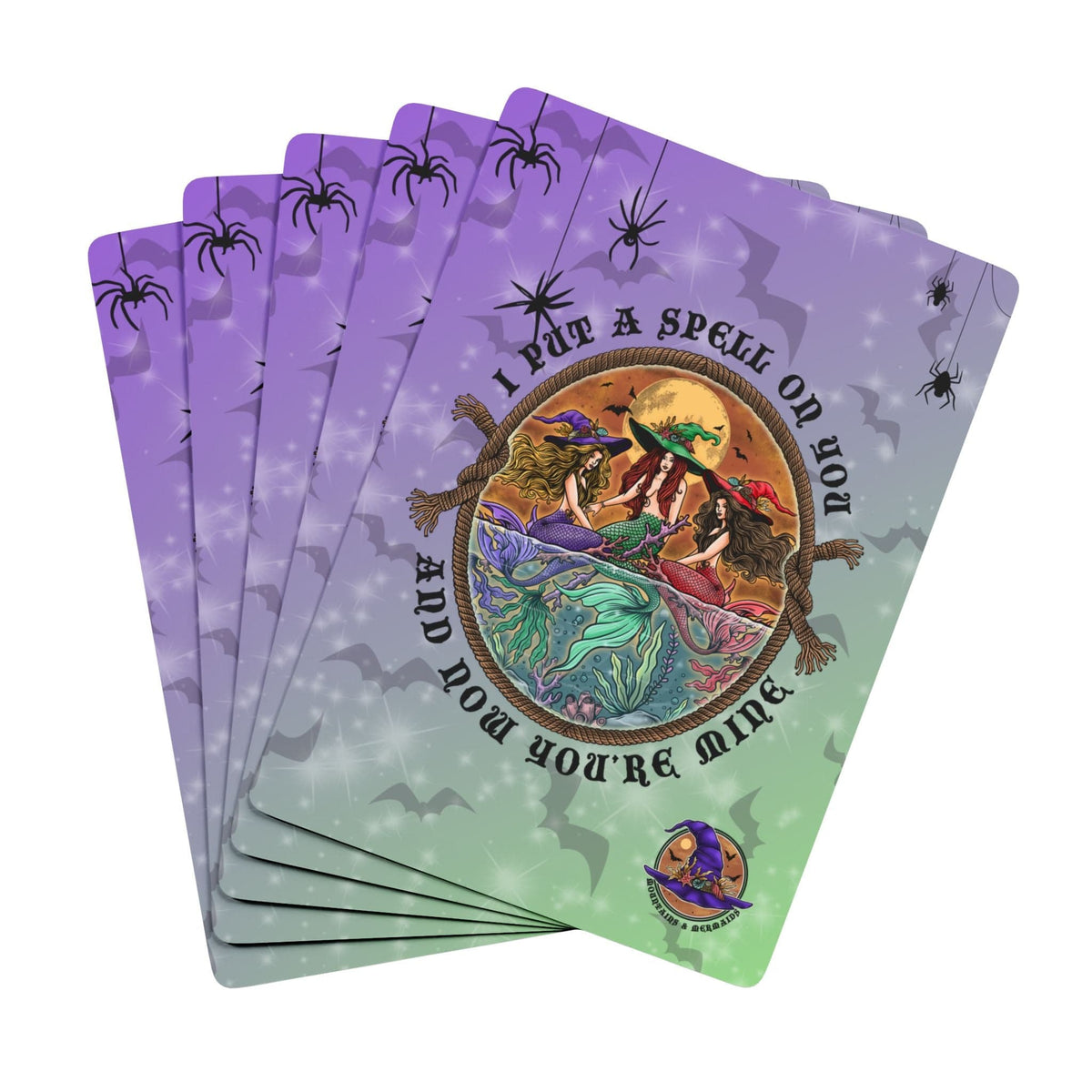 Printify Siren Sister's Mystic Playing Cards 2.5" x 3.5" 96562791354525118041
