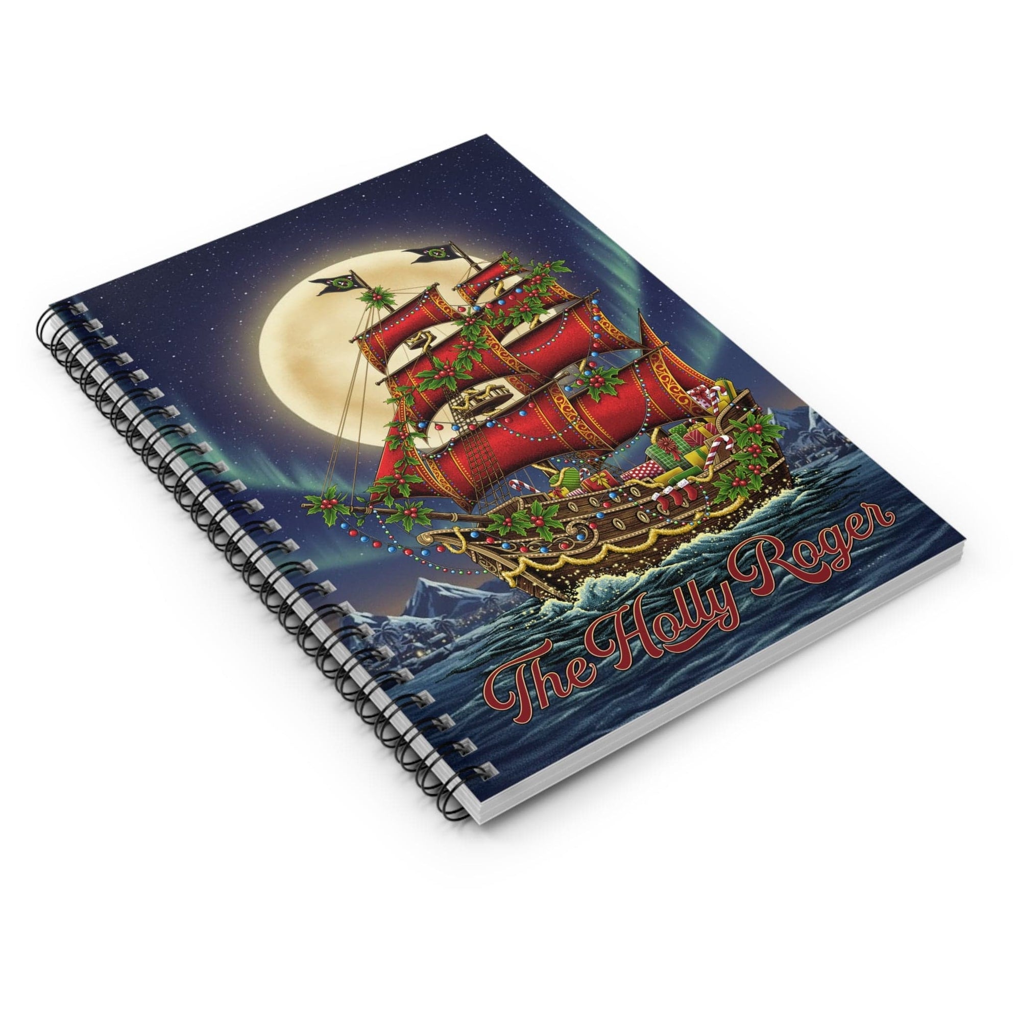Printify The Holly Roger Notebook One Size 28571689068211249823