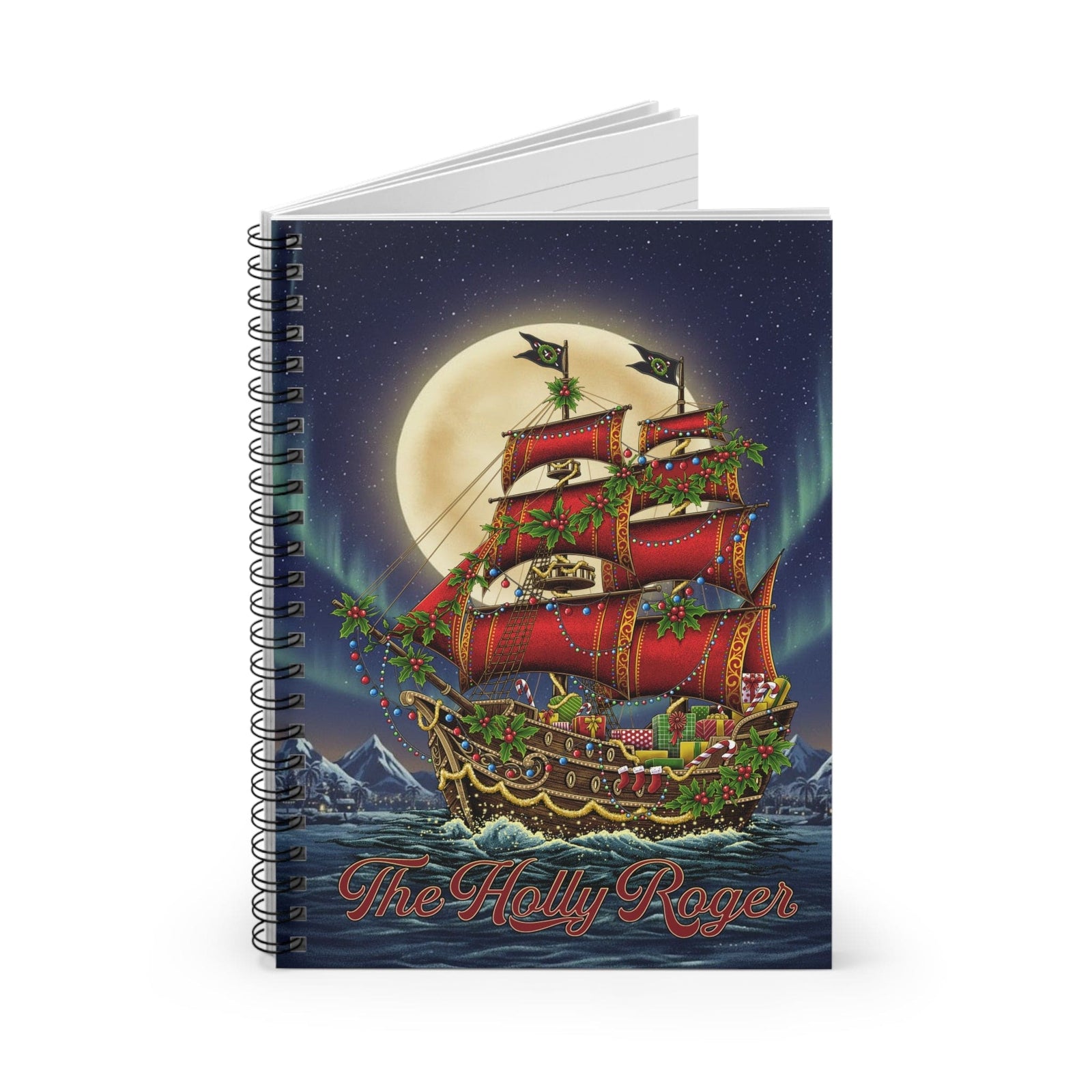 Printify The Holly Roger Notebook One Size 28571689068211249823