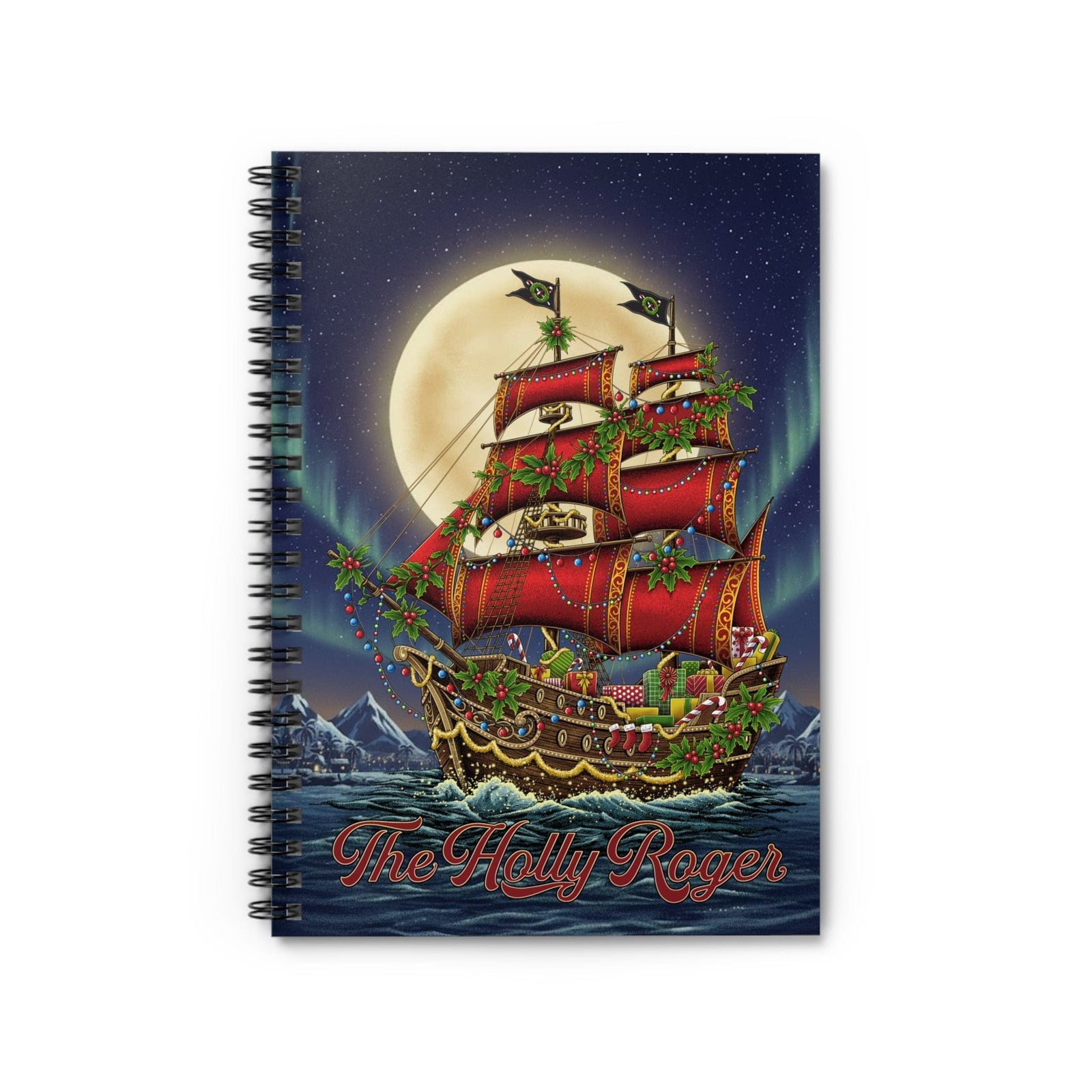 Printify The Holly Roger Notebook One Size 28571689068211249823