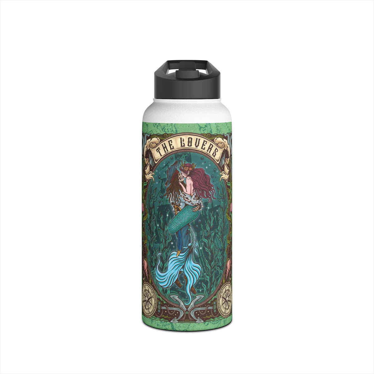 Printify The Lovers 32 oz Water Bottle 32oz / White 22260855086631745127