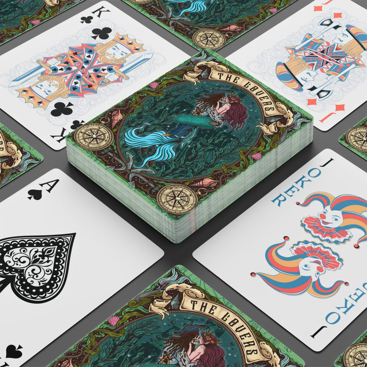 Printify The Lovers Playing Cards 2.5" x 3.5" 67523148385807386289