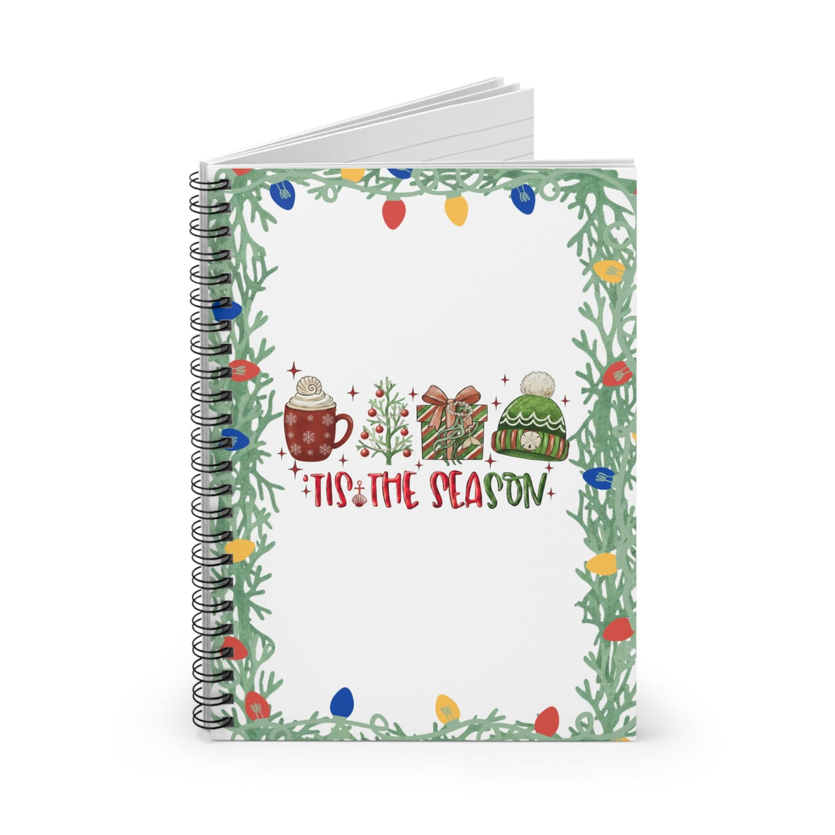 Printify Tis the Season Notebook One Size 74079943559562728178