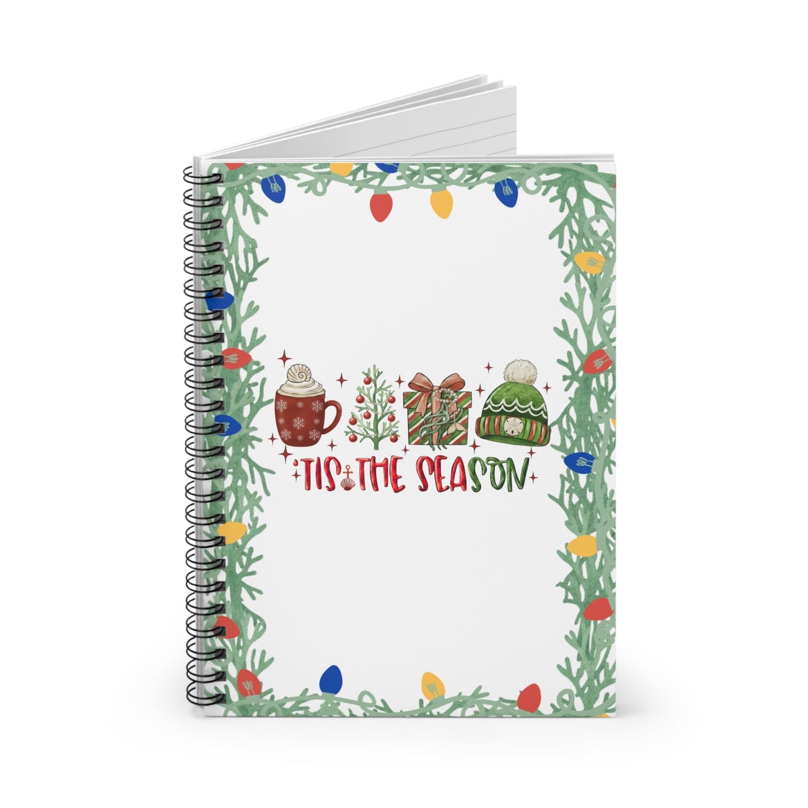 Printify Tis the Season Notebook One Size 74079943559562728178