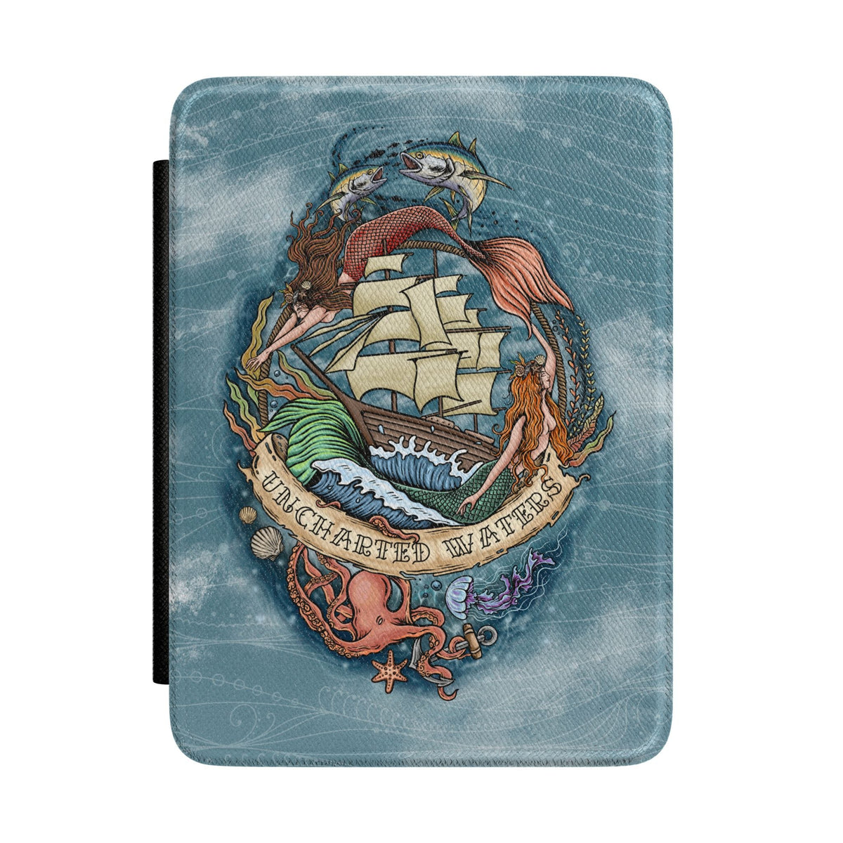Printify Uncharted Waters Kindle Case Colorsoft / Paperwhite (7”) 12 Gen. (2024-2025) 16229391979660696056